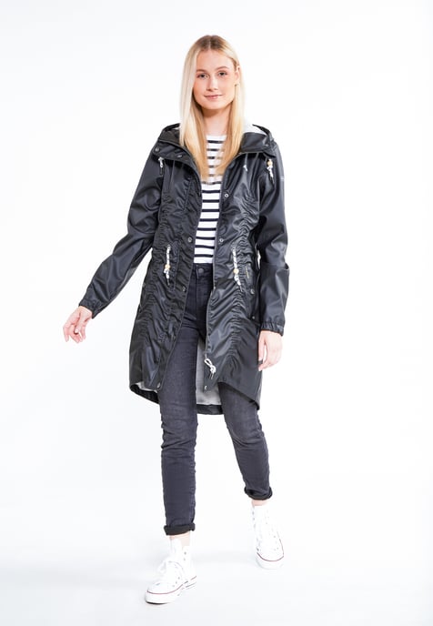 Schmuddelwedda Mackintosh bridgeport Dames zwart - Image 2