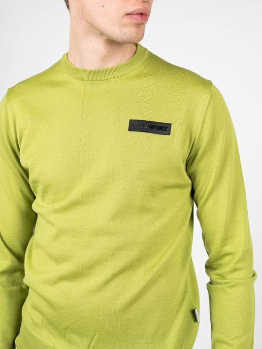 Plein Sport Pullover Merino Herr Grön - Image 5