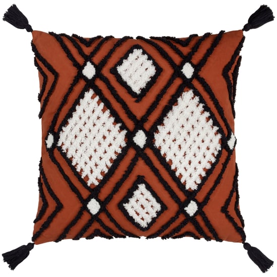 furn. Aquene Tufted Tasselled Cushion Cover - Image 1