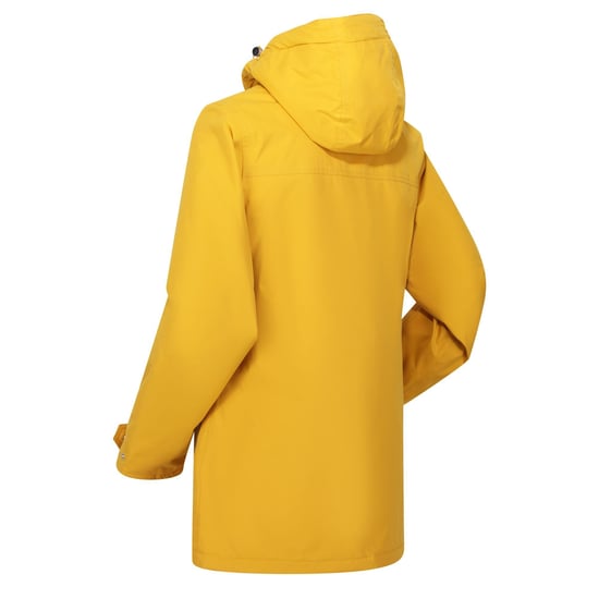 Regatta Womens/Ladies Bergonia II Hooded Waterproof Jacket (Mustard Seed)