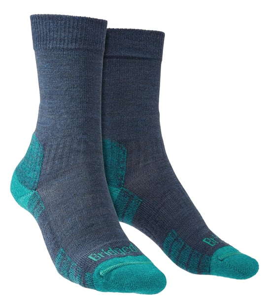 Bridgedale - Womens Hiking Lightweight Merino Socks - Denim - Image 1