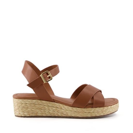 Dune Ladies WF LINNIE Wide Fit Woven Flatform Sandals - Image 2