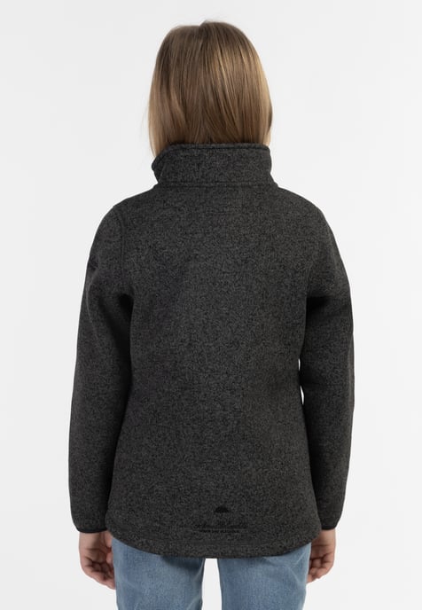Schmuddelwedda Gebreide fleece jas meisjes (kinderen) grijs melange - Image 5