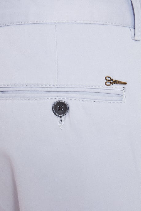 Pale Blue Slim Fit Chino Trouser