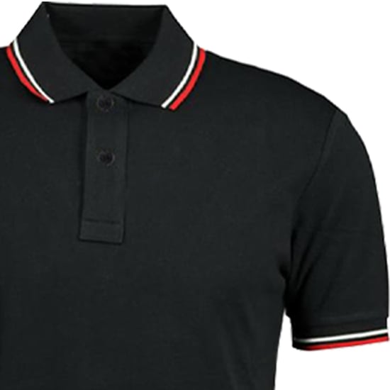Kruze van Enzo | Heren Poloshirt met Korte Mouwen - Zwart - Image 3