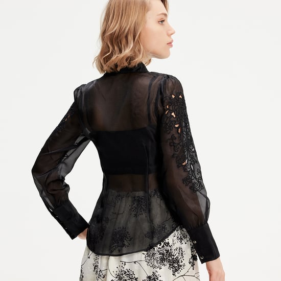 Geborduurde organza blouse - Image 2