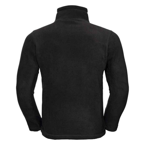 Russell Heren Quarter Zip Outdoor Fleece Top (Zwart) - Image 2