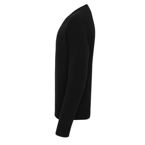 Premier Heren Essential Acryl V Hals Sweatshirt (Zwart) - Image 3