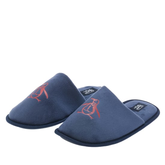 Men's Original Penguin Paddington Slippers in Navy
