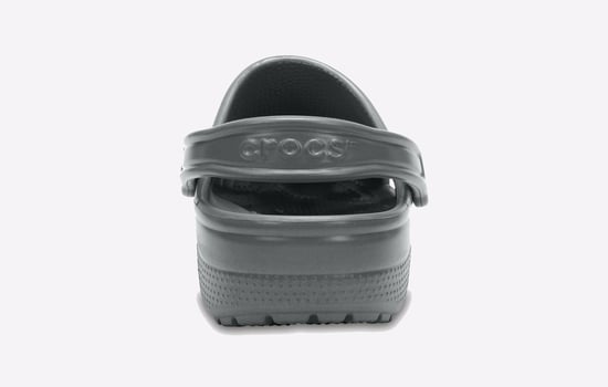 Crocs Classic Croslite Gummi Skiffergrå Tofflor - Image 5