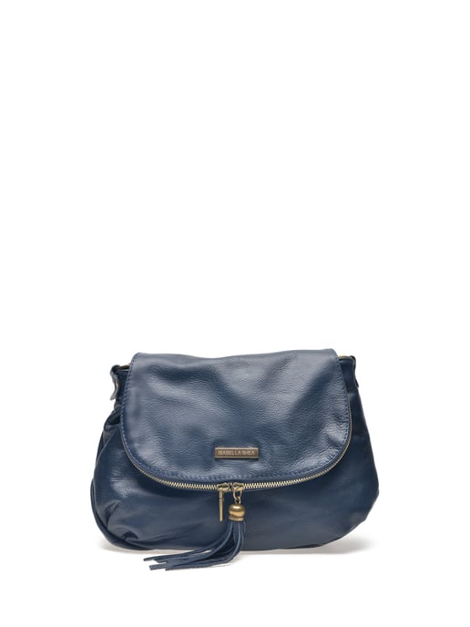Isabella Rhea SS22 IR 2052 Blue Leather Bag - Image 1