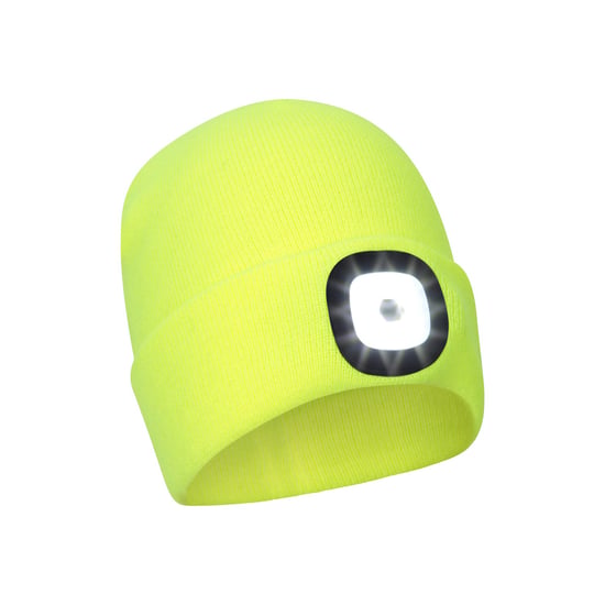 Mountain Warehouse Mens Highlands Torch Beanie (Lime Green) - Image 1