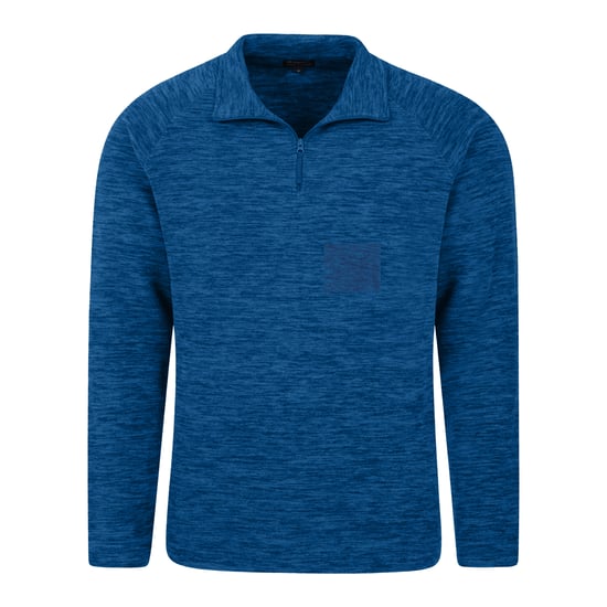 Mountain Warehouse Heren Snowdon II Fleece Top (Kobalt) - Image 1
