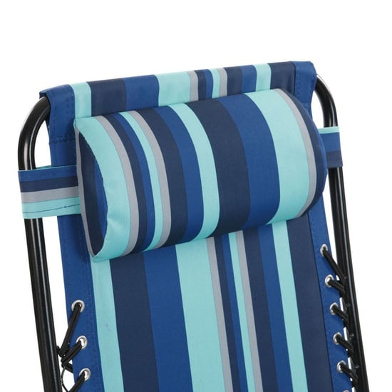 Trespass Glentilt Reclining Garden Chair/Recliner (Blue Stripe)
