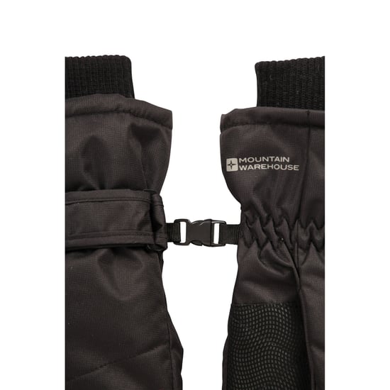 Mountain Warehouse Womens/Ladies Isotherm Waterproof Ski Gloves (Black) - Image 3