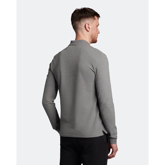 Lyle & Scott Mens Long Sleeve Collared Polo Shirt - Image 2