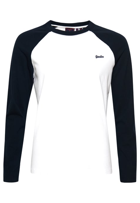 Superdry Organic Cotton Vintage Baseball Long Sleeve Top