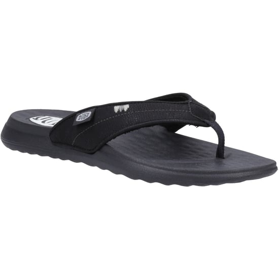 HEYDUDE Christi Flip Classic Polyurethane Women's Black Sandals - Image 1
