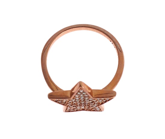 Nialaya Dames Helder CZ Ster 925 Zilveren Ring - Image 2