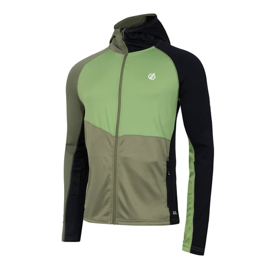 Dare 2B Mens Assimilate II Core Stretch Midlayer (Olivine Green/Black)