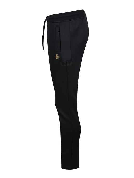 Luke 1977 Men's Edinburgh Straight Leg Joggers in Black