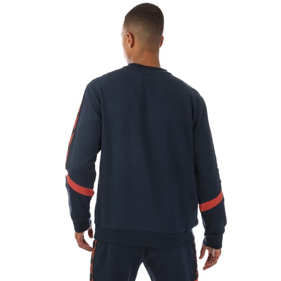 Men's Umbro Diamond Taped Sweatshirt in Navy - Image 2