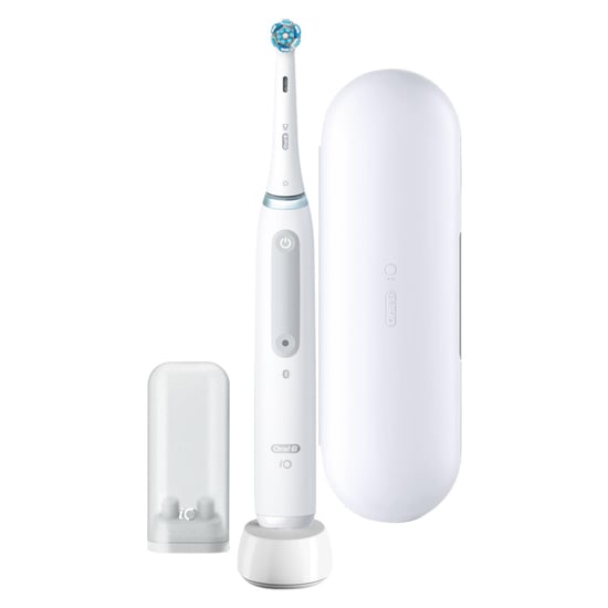 Oral-B iO4 Electric Toothbrush with Toothbrush Head & Travel Case, White - Image 2