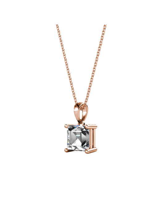Simple Square Calle Set - Rose Gold and Crystal - Image 5