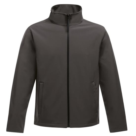 Regatta Standout Mens Ablaze Printable Soft Shell Jacket (Seal Grey/Black)