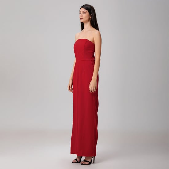 Minimalistische bustier jumpsuit - Image 3