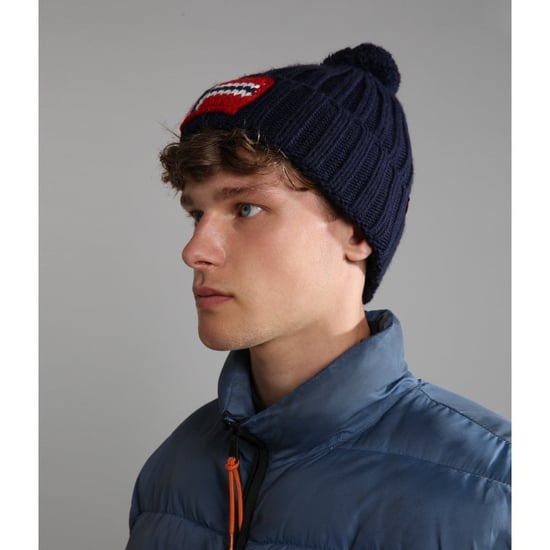 Accessories Napapijri Semiury Bobble Hat in Navy