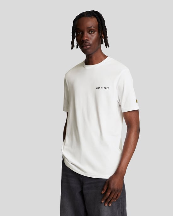 Lyle & Scott Embroidered T-Shirt White