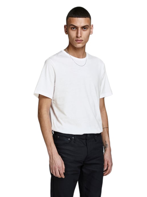 Jack & Jones Pack of 2 Mens Cotton T-Shirt O-Neck - Image 3