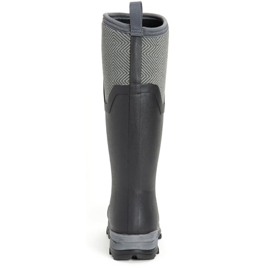 Muck Laarzen Arctic Ice Tall Rubber Zwart/Grijs Geometrische Wellington Laarzen - Image 2