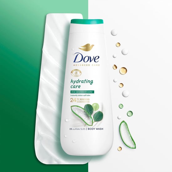 Dove Advanced Care Body Wash Hydrating Care 24H Renewing Micromoisture, 4x400ml