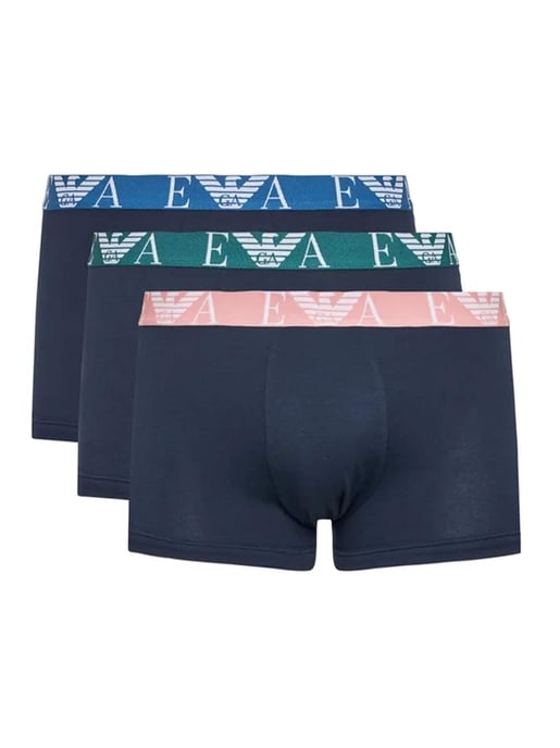 Heren Armani 3-Pack Boxershort in Marineblauw - Image 1
