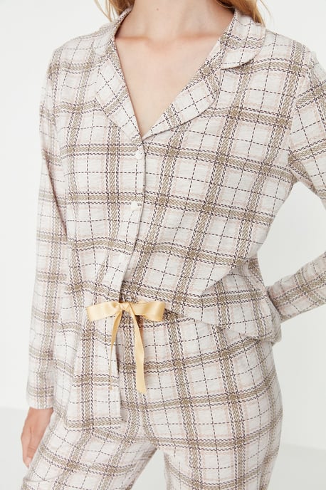 Trendyol Vrouwen Kraag Pyjama Set 2 pak - Image 2