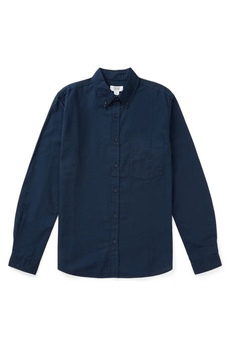 Long Sleeve Chest Pocket Oxford Shirt - Image 4