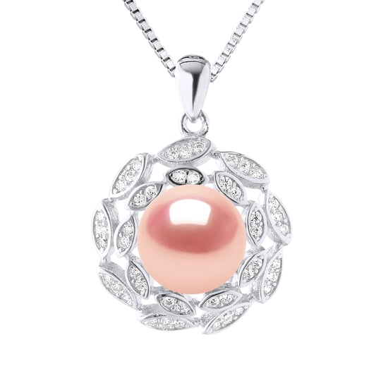 SUN Necklace Freshwater Pearl 9-10 mm Pink 925