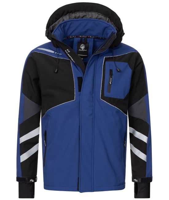 Rock Creek Softshelljacke Royalblau - Image 1