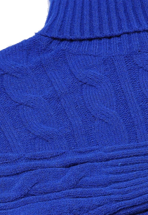 Mymo Trui met coltrui Dames KONING BLAUW - Image 3
