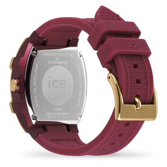 Ice Watch Ice Boliday - Gouden Bordeaux Dames Bordeaux Horloge 022868 - Image 3
