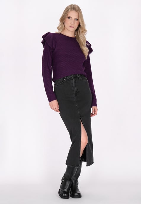 Dreimaster Pullover women purple - Image 2