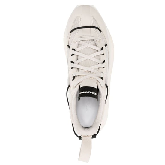 Men's Y-3 Shiku Run Trainers in Off White