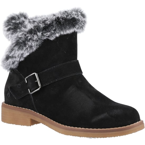 Hush Puppies Hannah Suede Women's Black Boots - Image 1