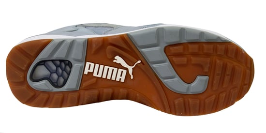 Puma Trinomic XS 850 Pluss N. Calm Grey Textile Leather Mens Trainers 357004 01