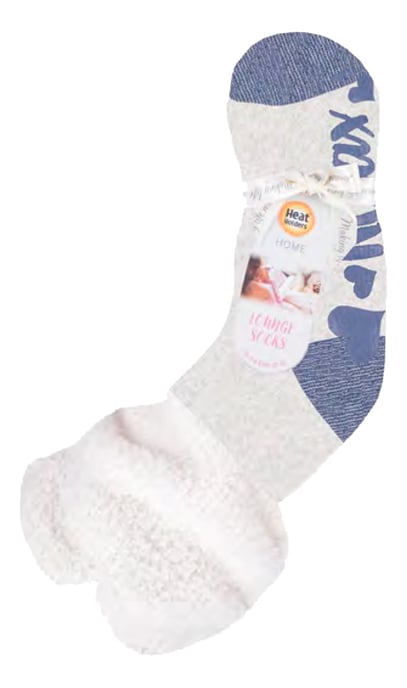 Värmehållare - Mjuka fluffiga slouch-strumpor med halkfri topp för damer - Mauve (Slouch) - Image 2