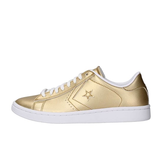 Converse Pro Womens Gold Trainers