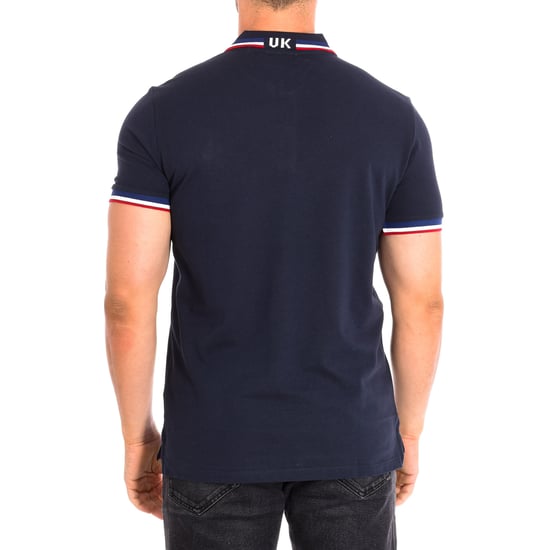 Short Sleeve Polo RALE contrast lapel collar 64774 man - Image 3