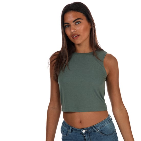 Women's Vero Moda Gemma Jersey Vest Top in Green